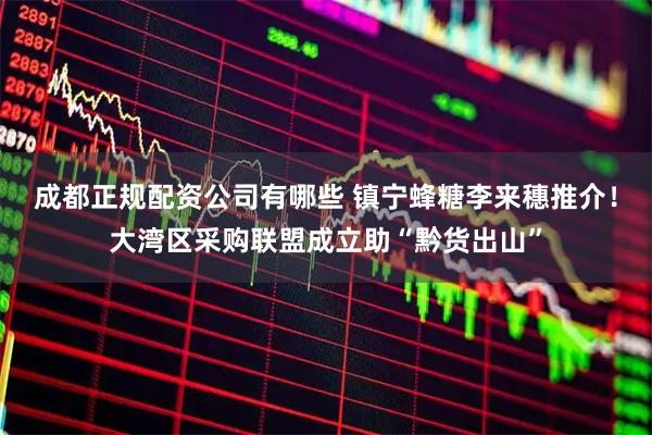 成都正规配资公司有哪些 镇宁蜂糖李来穗推介！大湾区采购联盟成立助“黔货出山”